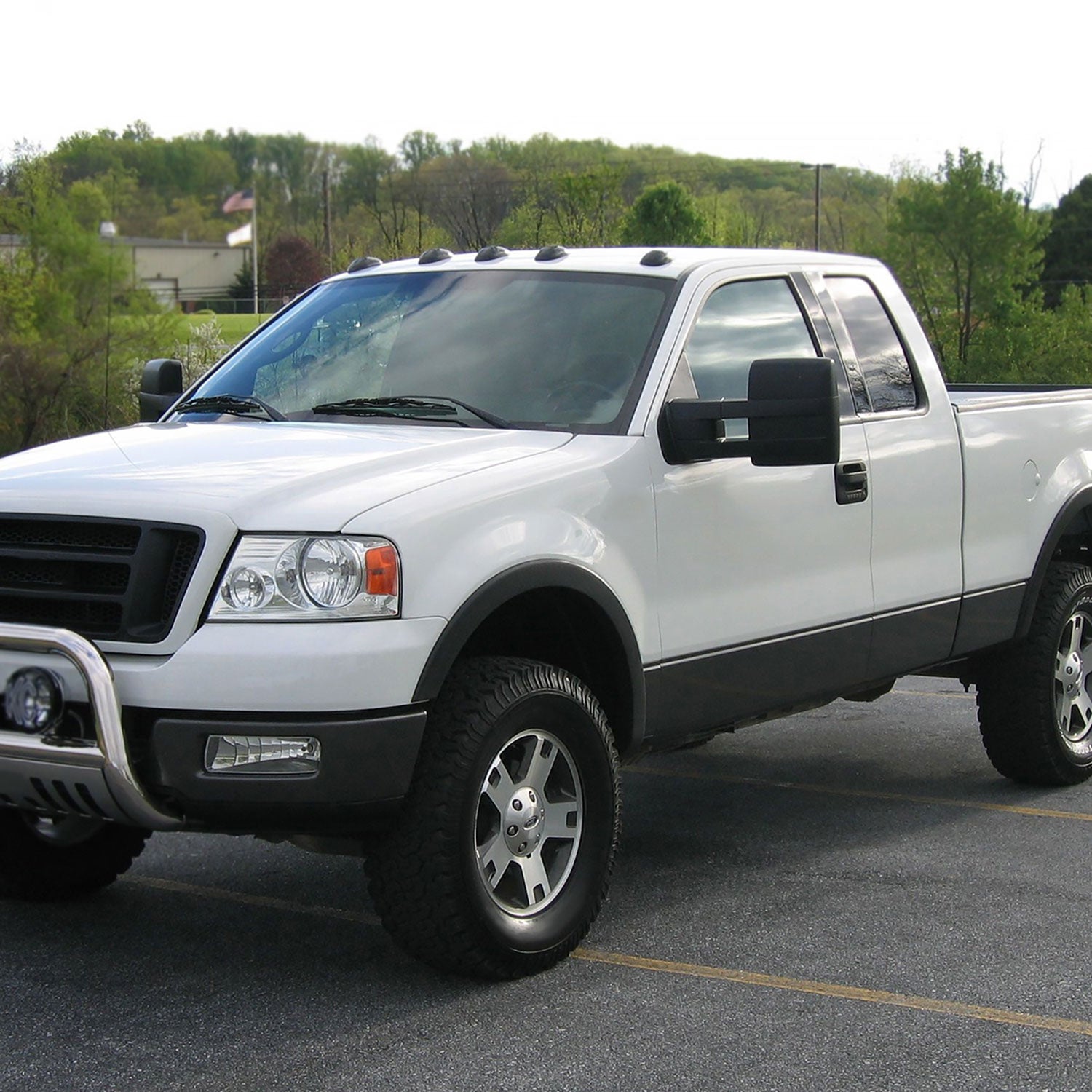 2004-2006 Ford F-150 Heated Towing Mirrors Amber Lens LED Turn Signal Lights