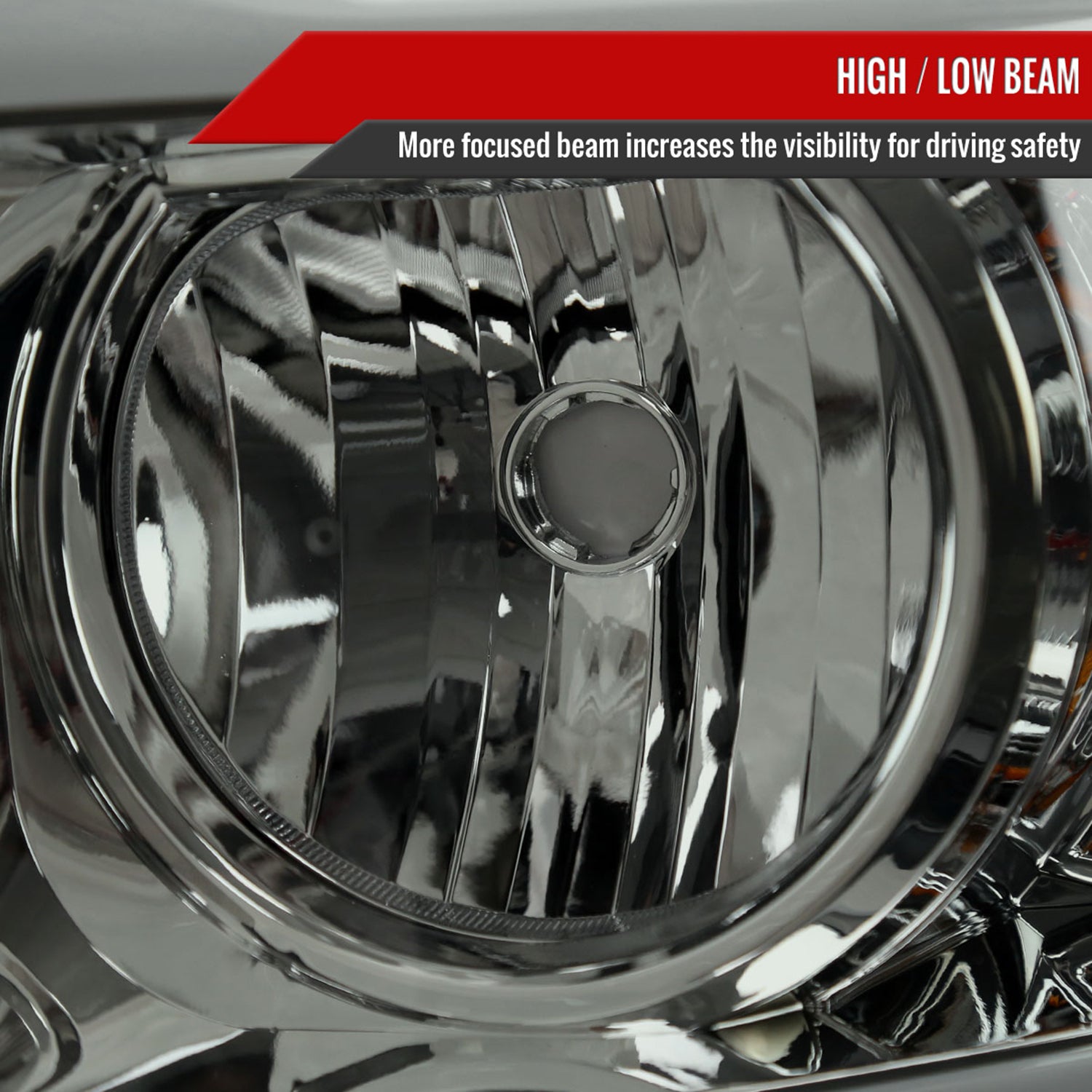 2006-2008 Dodge RAM 1500/ RAM 2500 3500 LED Headlights Amber Reflector & Smoke