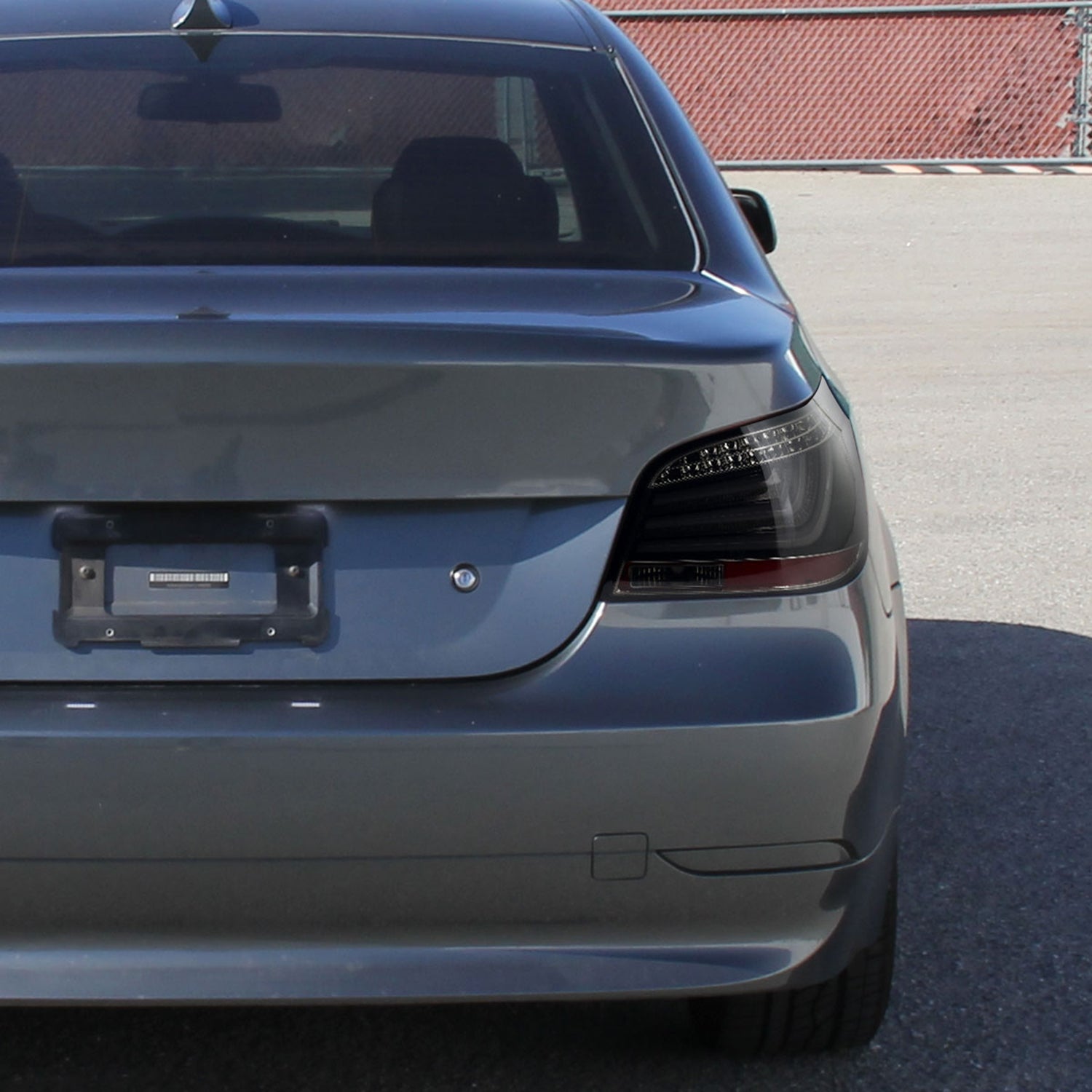 2008-2010 BMW E60 5 Series Sedan LED Tail Lights Glossy Black/Smoke Lens