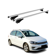 2015-2019 VW Golf SportWagen Mk7 Roof Rack Cross Bars Silver