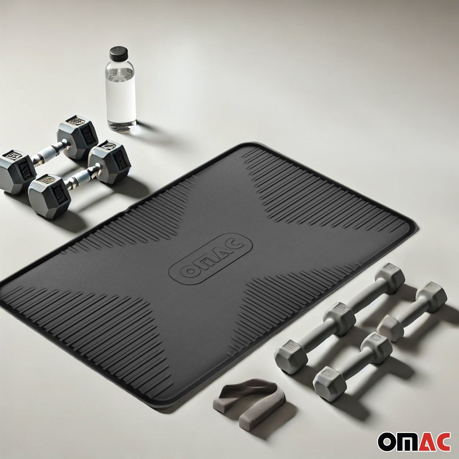 Omac Bike Mat Anti-Slip Multipurpose Floor Protector 45.28 inches x 29.53 inches