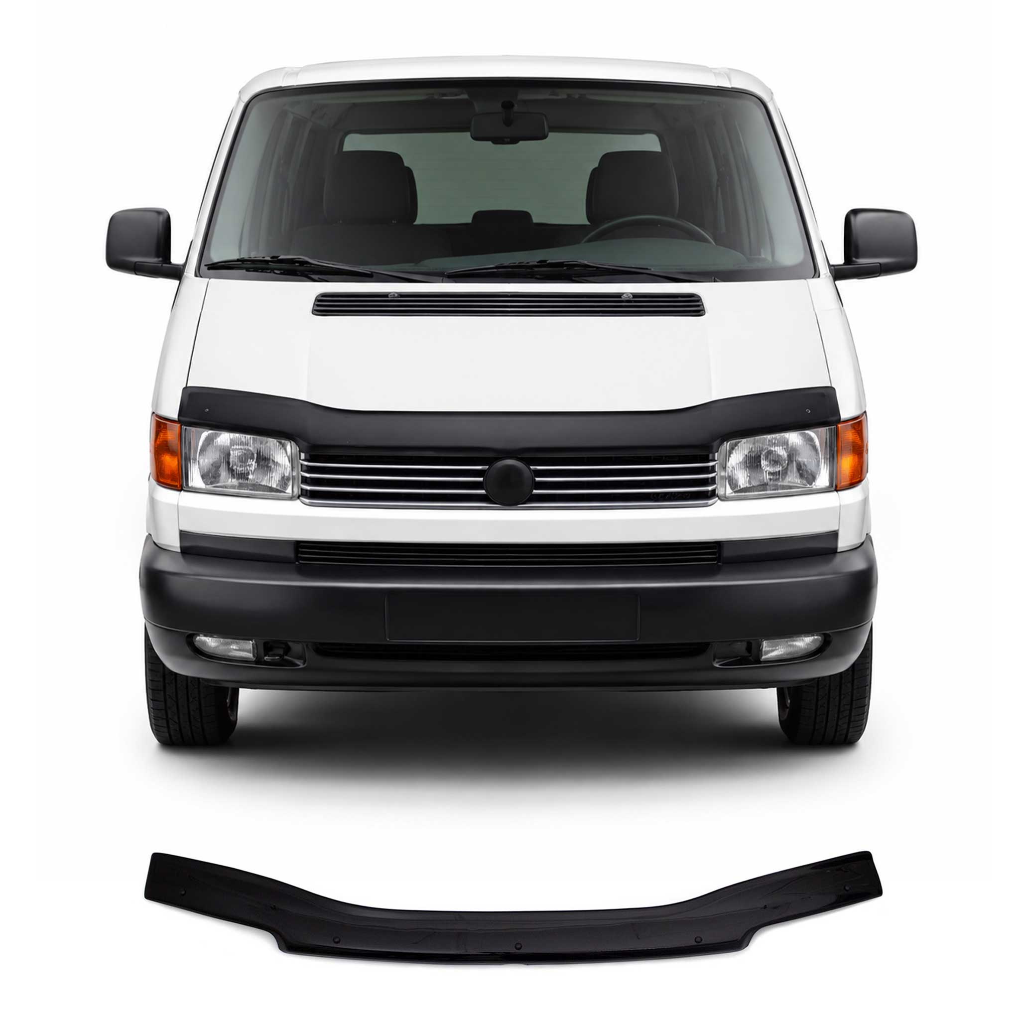 1992-2003 VW Eurovan Front Bug Shield Hood Deflector 1 Pc Smoke