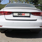 2017-2020 Audi A3 Rear Bumper Sill Cover Protector Guard Matte Black