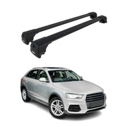 2013-2018 Audi Q3 Q3 Quattro Roof Rack Cross Bars Black