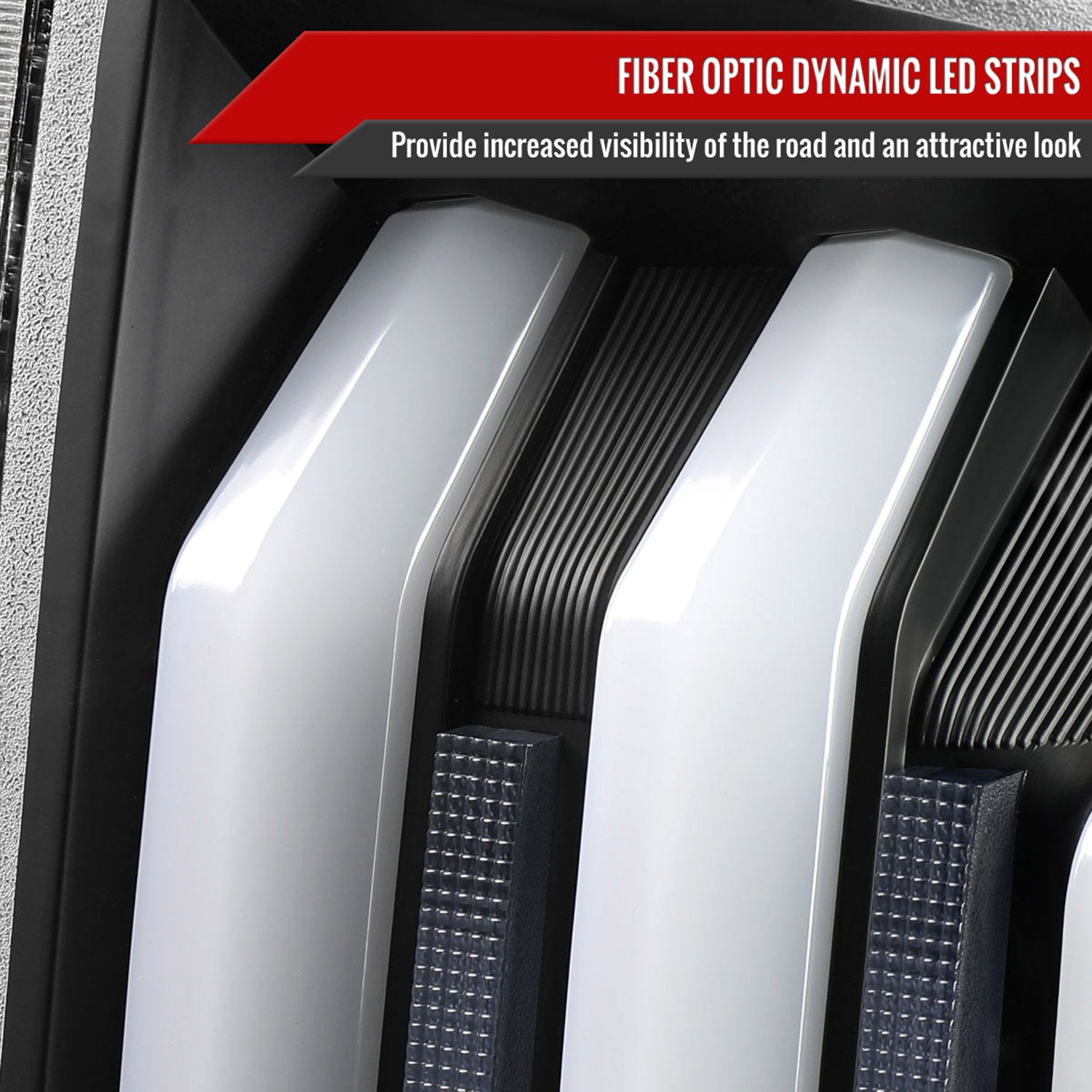 2014-2021 Toyota Tundra Facelift Full LED Tail Lights Turn Signal Matt Black