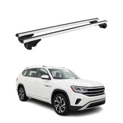 Lockable Roof Rack Cross Bars Carrier for Volkswagen Atlas 2018-2026 TÜV Gray 2x