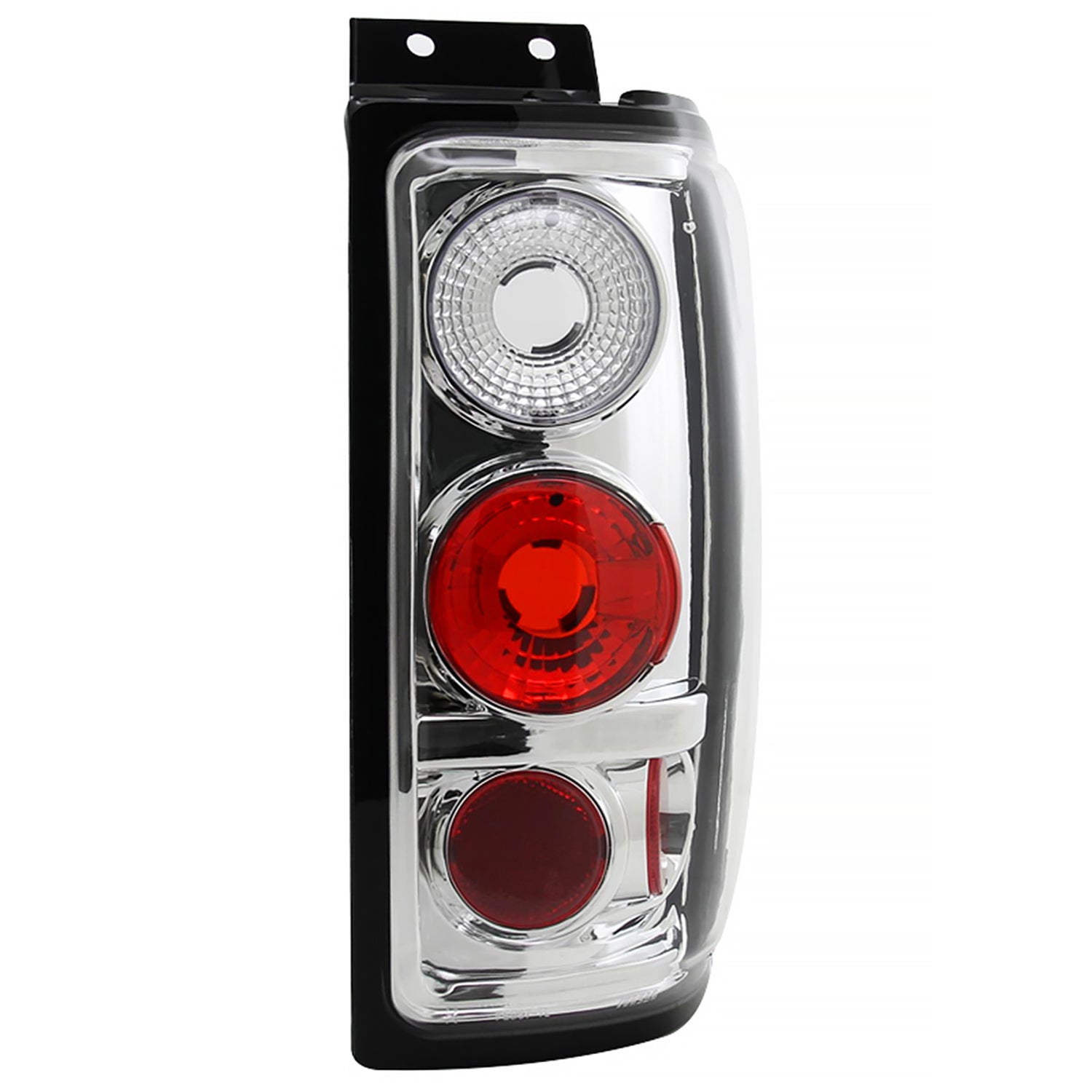 1997-2002 Ford Expedition Tail Lights Chrome Housing/Clear Lens