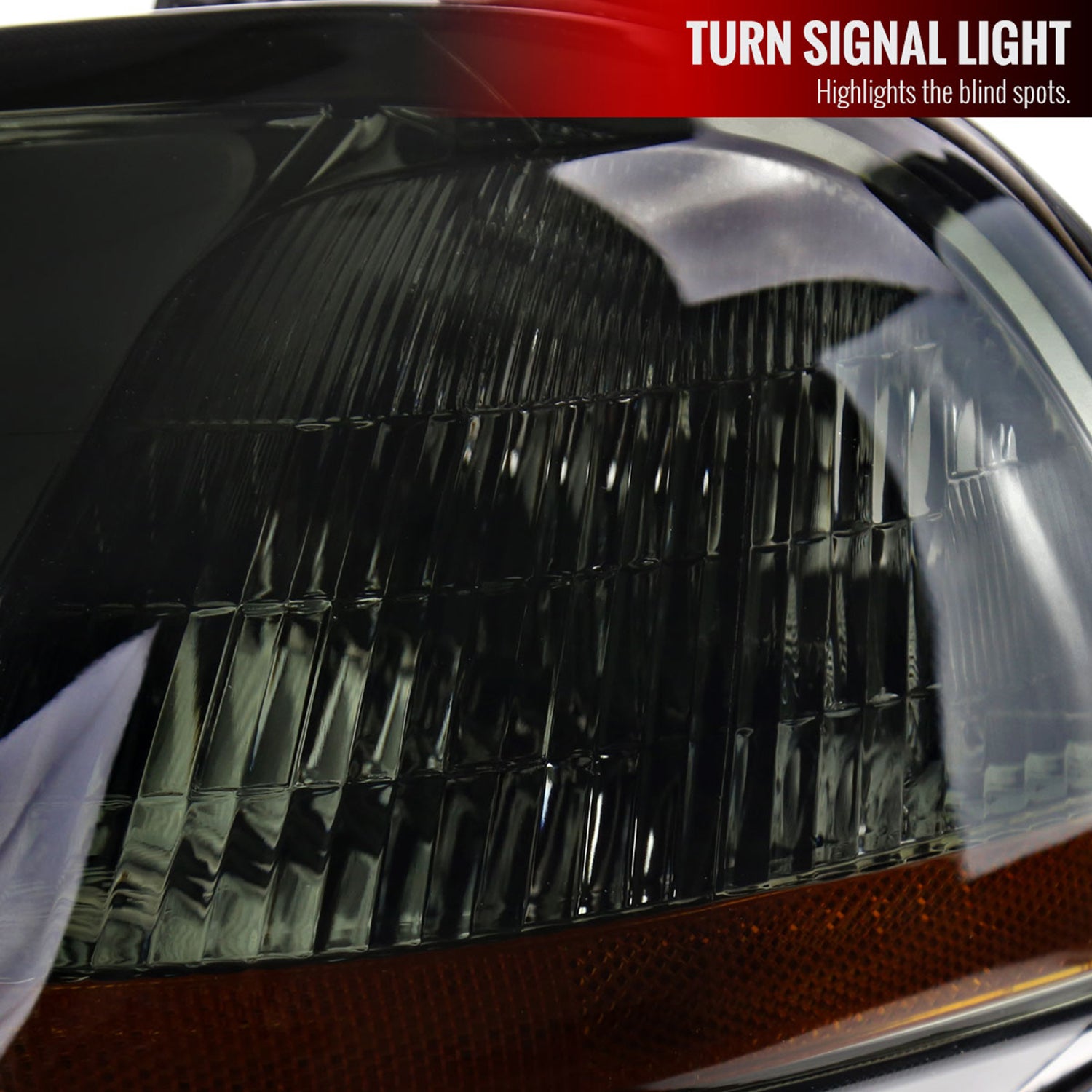 1996-1998 Honda Civic Coupe/Sedan LED Bar Factory Headlights Chrome/Smoke