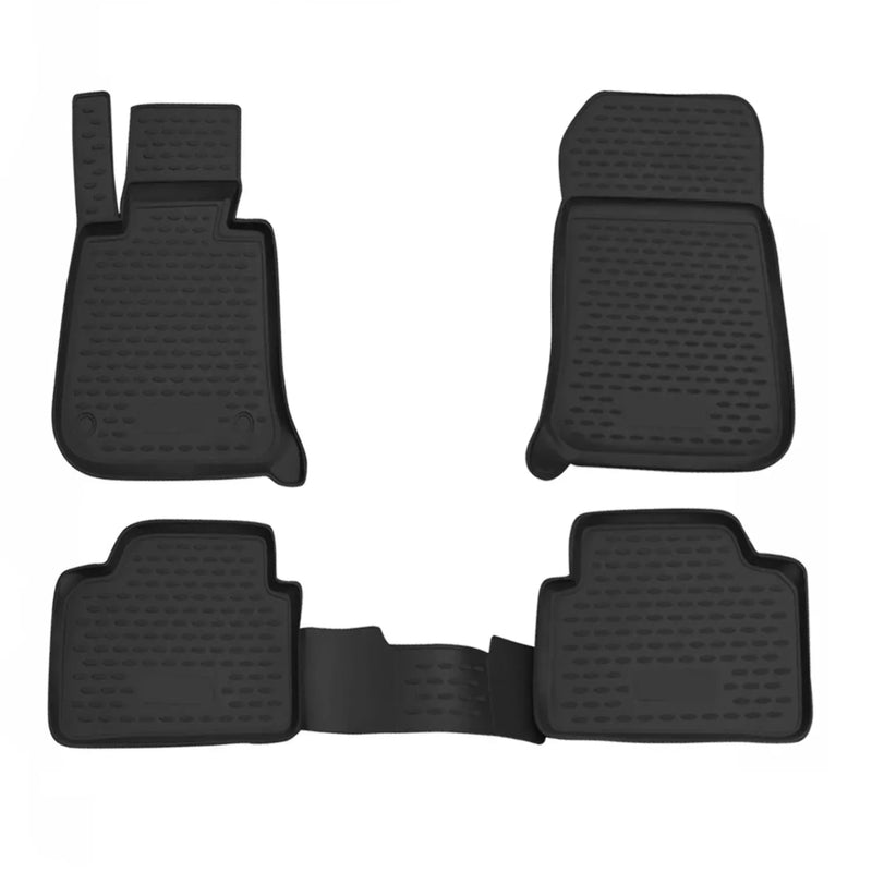 2005-2012 BMW 3 Series E90 E91 Floor Mats Liners Full Set All Weather Black