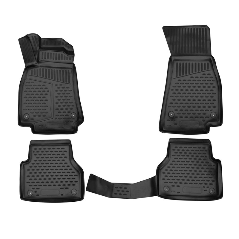 2019-2024 Audi A6 Allroad Floor Mats Liners Full Set All Weather Black