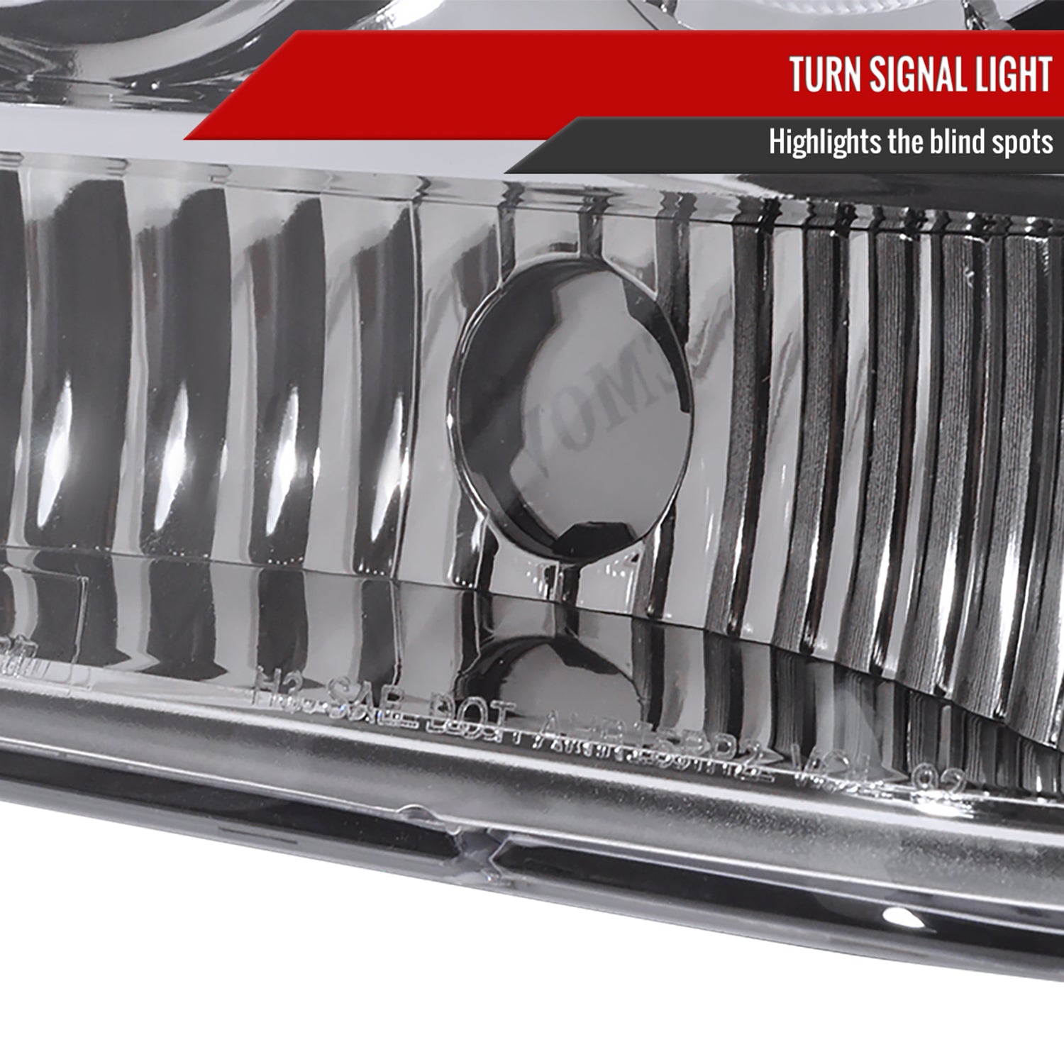1993-1996 Jeep Grand Cherokee Dual Halo Projector Headlights Chrome/Clear Lens