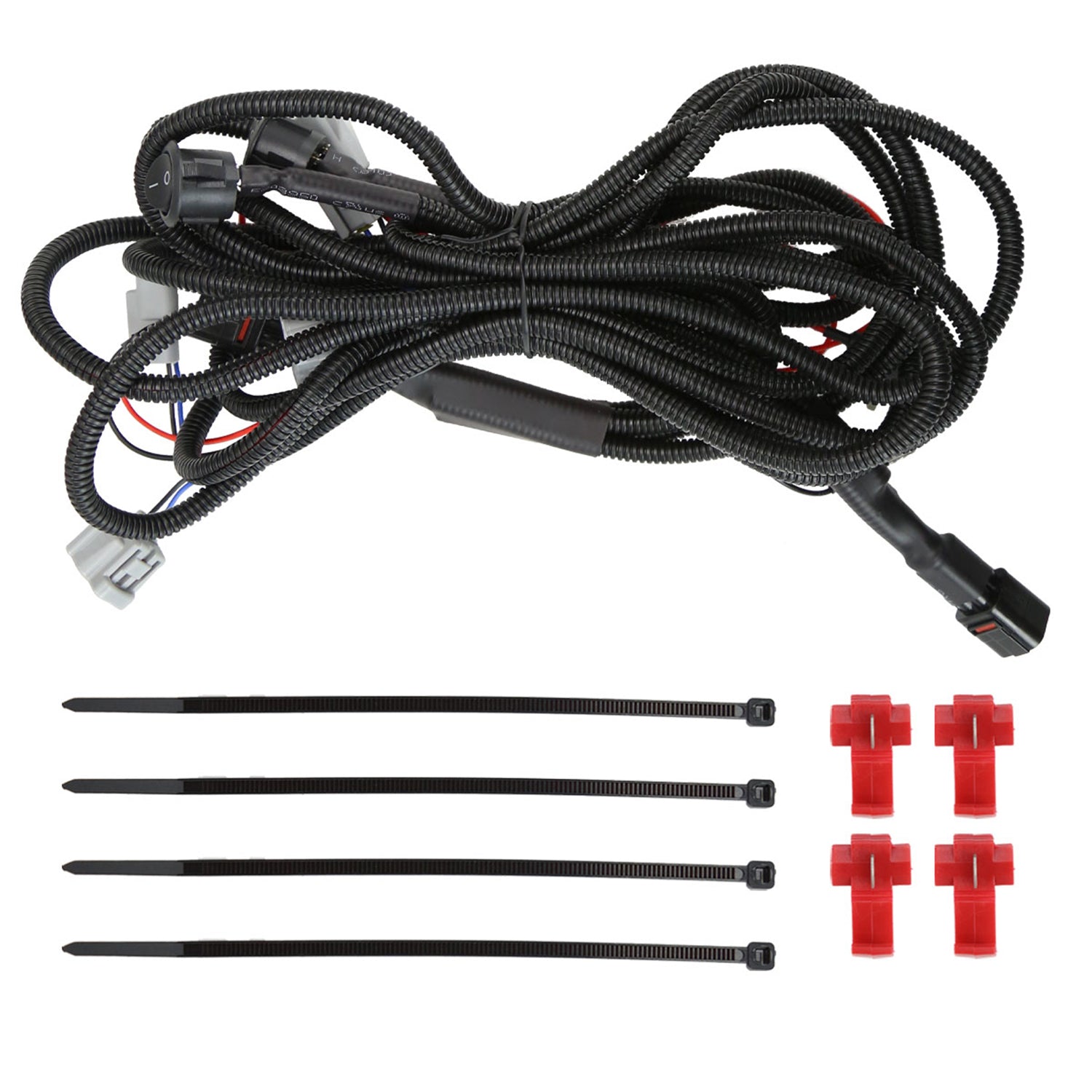 2018-2021 Subaru Impreza WRX STI LED Signal Fog Light Bezels Glossy Black