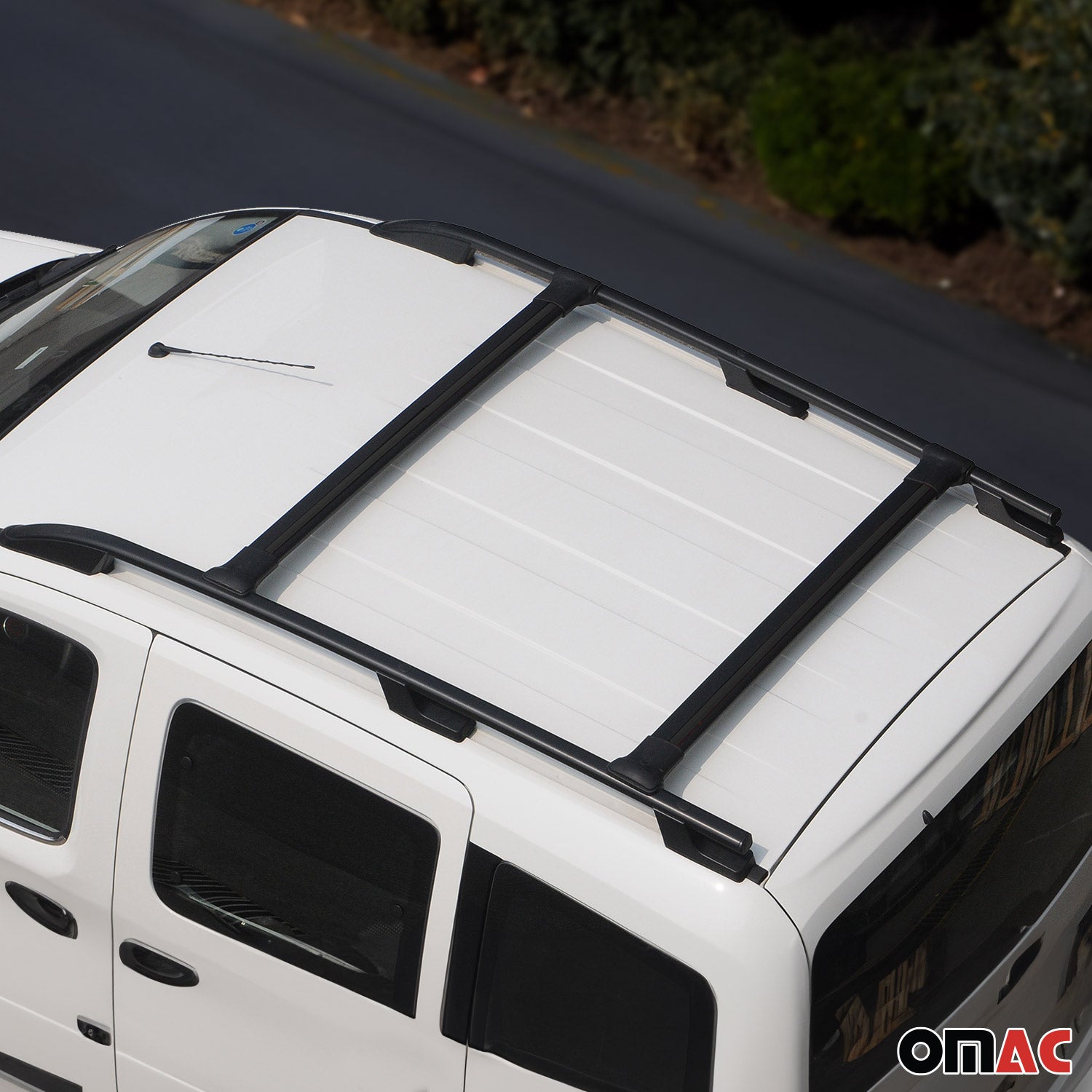 2015-2026 Ford Transit L3 Long Extended Roof Racks & Roof Rack Rails Black