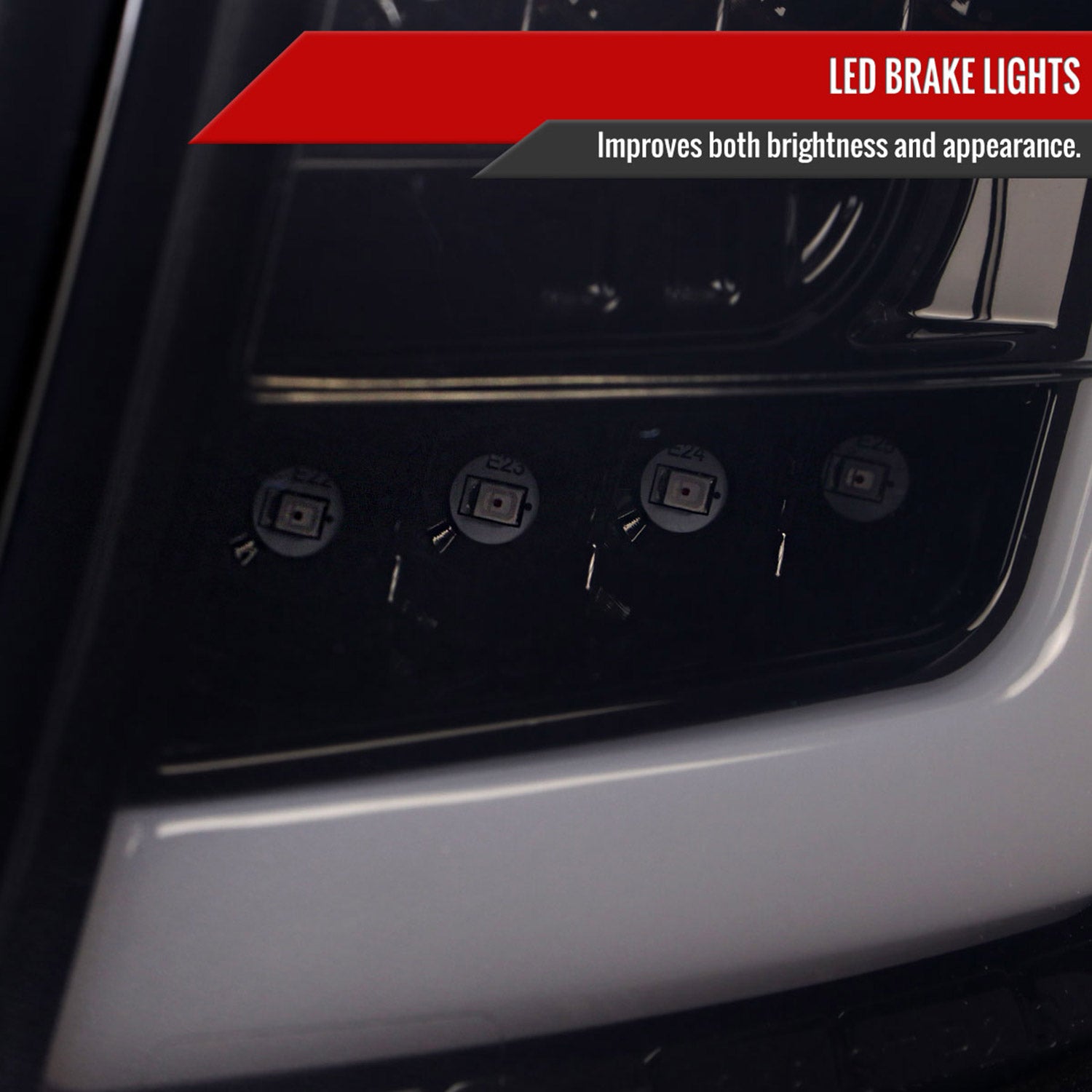 2008-2014 Subaru Impreza WRX HB LED Tube Tail Lights Glossy Black/Dark Smoke