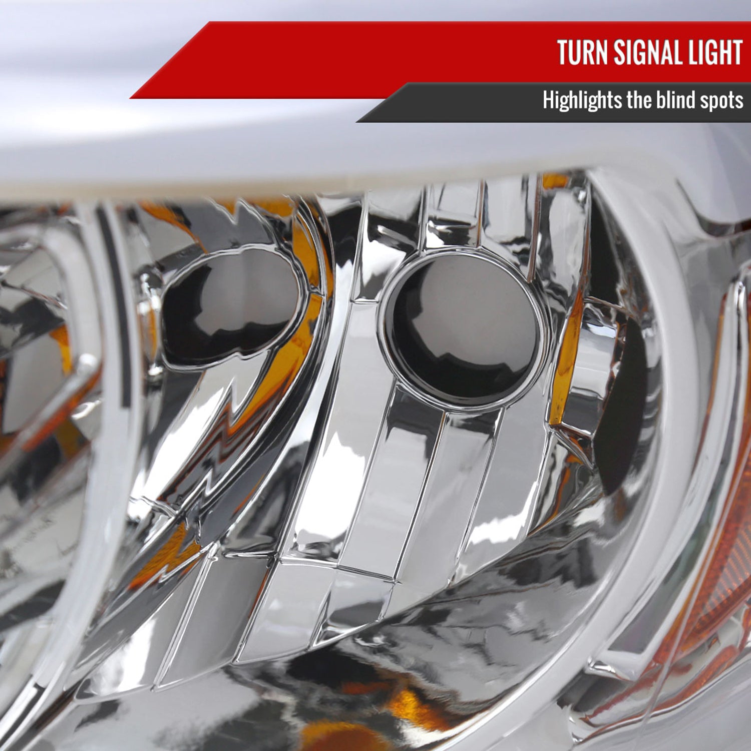 2006-2008 Dodge RAM 1500/ 06-2009 Dodge RAM 2500/3500 LED Tube Headlights Chrome