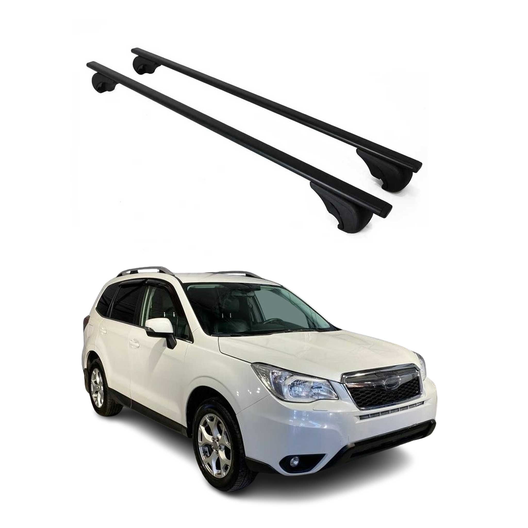 2014-2018 Subaru Forester Roof Rack Cross Bars Black