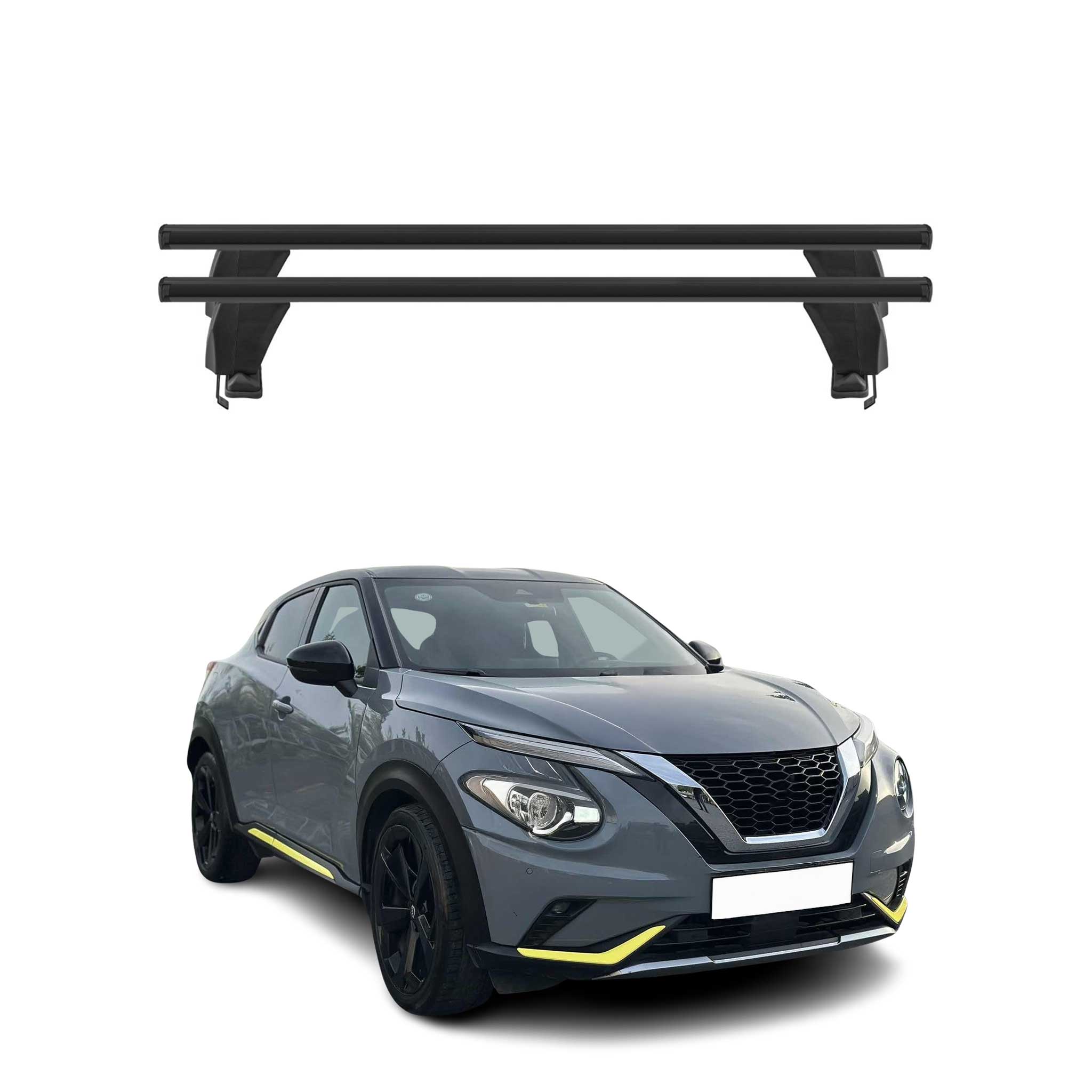 2019-2024 Nissan Juke Roof Rack Cross Bars Black