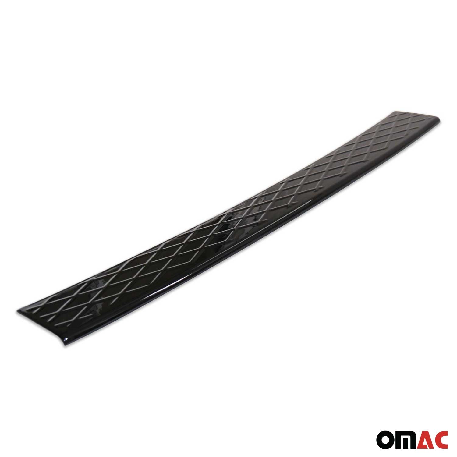 2025-2026 VW ID.Buzz Rear Bumper Sill Cover Protector Guard ABS Acrylic Gloss Black