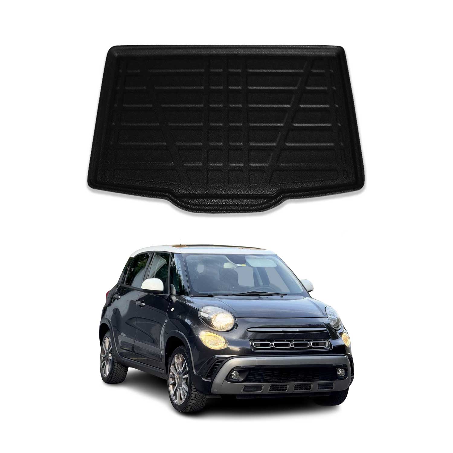 2014-2020 Fiat 500L Cargo Liner Trunk Mat All Weather Black