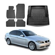 2006-2011 BMW 3 Series E90 Sedan Floor Mats Cargo Liner Set