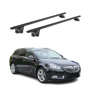 Roof Rack Cross Bars Luggage Carrier for Buick Regal 2008-2017 Alu Black 2x