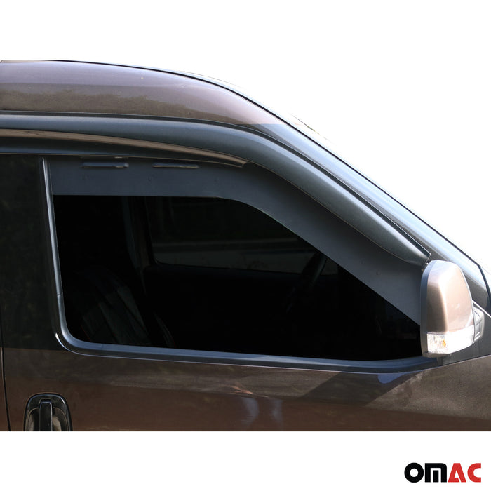 Car Ventilation Window Air Vent for RAM ProMaster City 2015-2022 Black 2Pcs