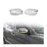 Side Mirror Cover Caps Fits Nissan Rogue 2014-2020 ABS Chrome Silver 2 Pcs