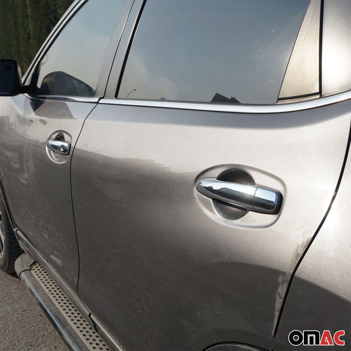 Car Door Handle Cover Protector for Nissan Kicks 2018-2024 Steel Chrome 8 Pcs