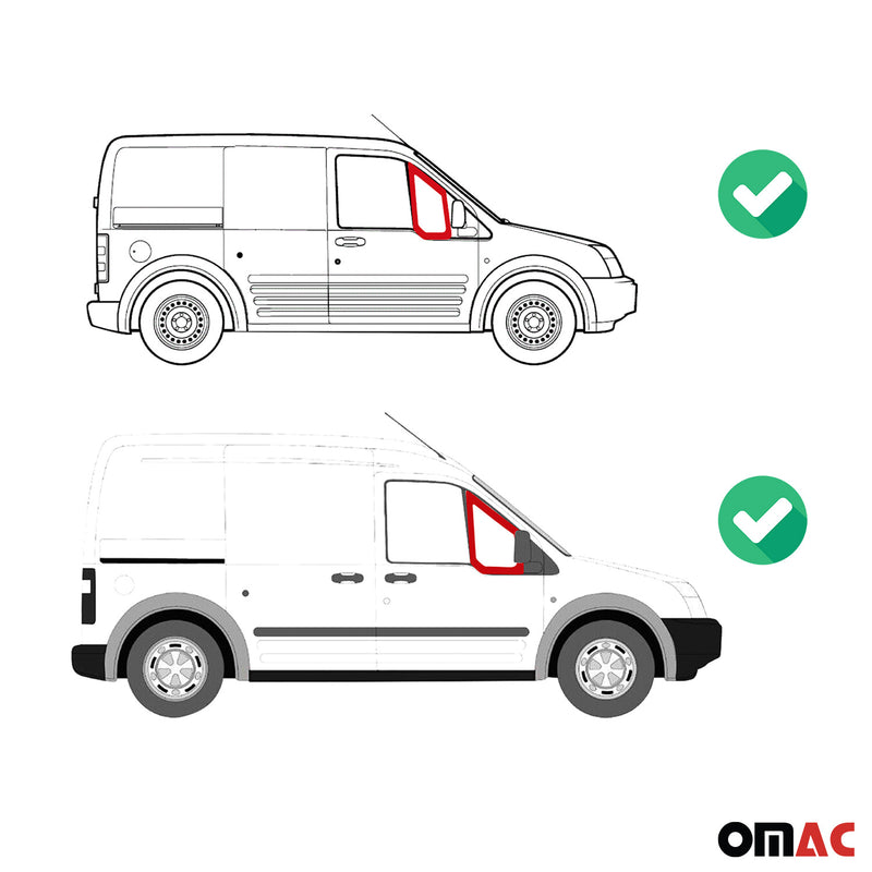 2010-2013 Ford Transit Connect Quarter Window Glass Passenger Side L1 L2