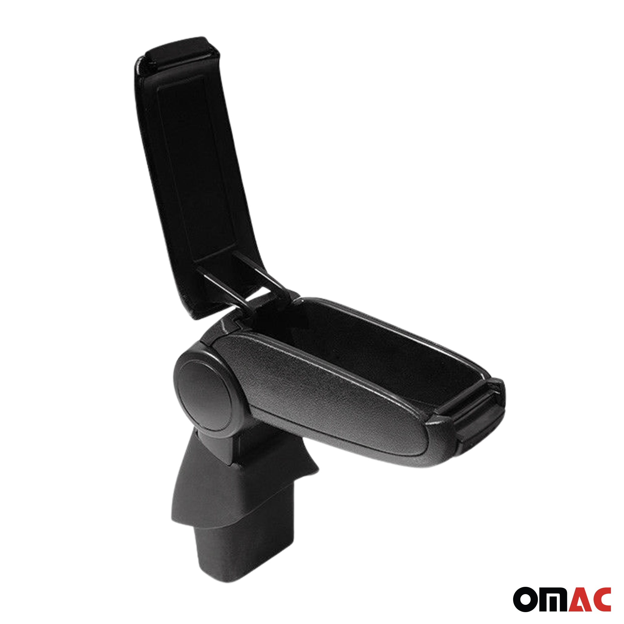 2013-2018 Hyundai i10 Black Center Console Armrest Plastic PU Leather 1Pc