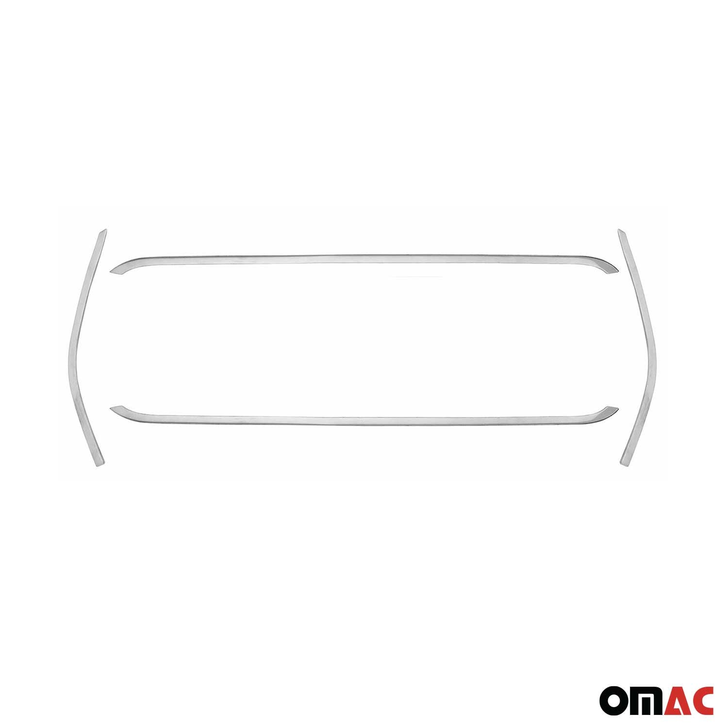 2021-2026 Ford Transit 150 250 350 Front Bumper Grill Trim Molding Stainless Steel 4x