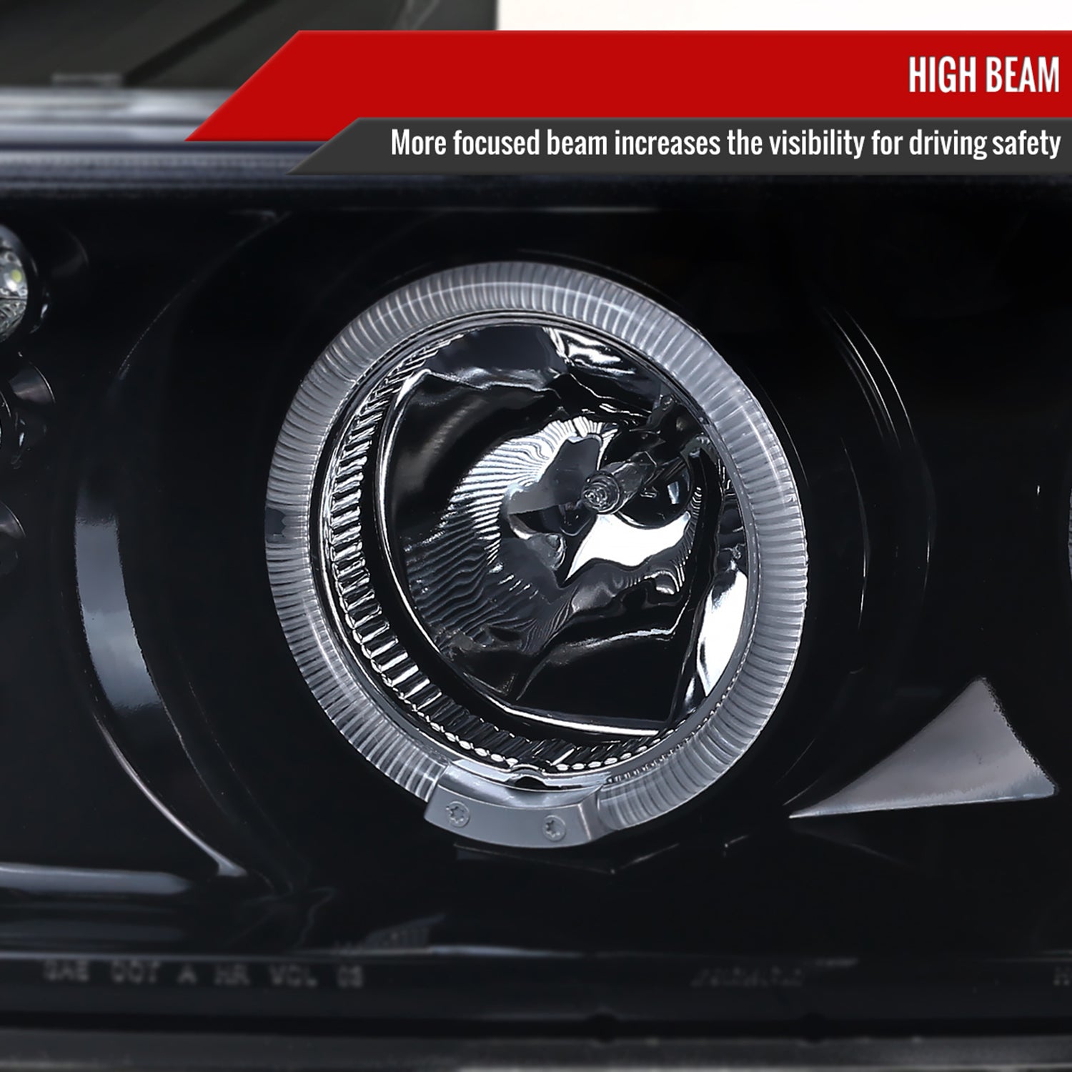 2004-2012 GMC CanyonChevy Colorado Dual Halo Projector Headlights Black/Smoke