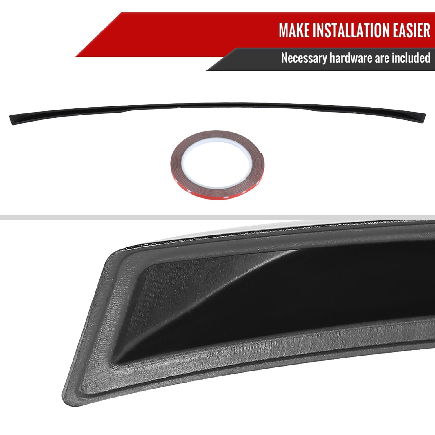 2019-2023 BMW 3 Series G20 Glossy Black ABS Rear Trunk Spoiler