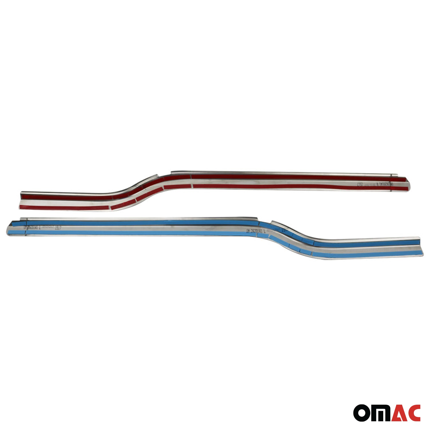 2010-2013 Ford Transit Connect Window Molding Trim Streamer Stainless Steel Silver 2Pcs