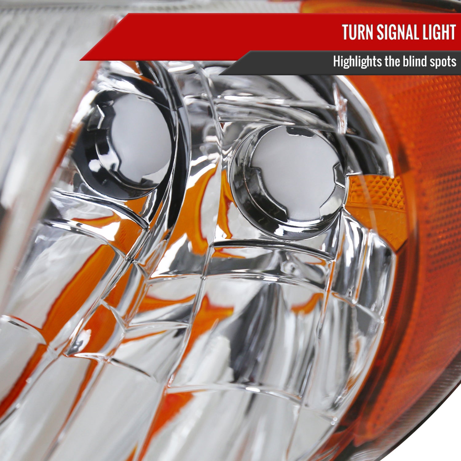 2001-2007 Dodge Caravan / Voyager /Town&Country Factory Headlights Chrome