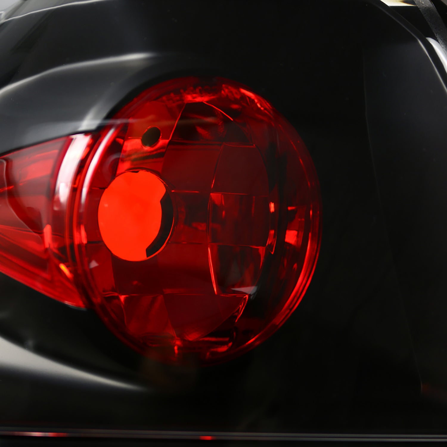 2007-2012 Dodge Caliber Tail Lights Matte Black Housing/Clear Lens