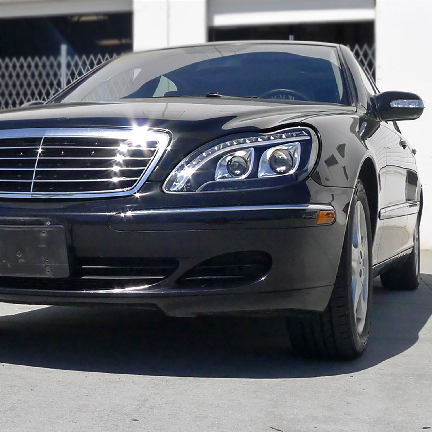 1998-2006 Mercedes Benz W220 S Class Headlights LED Light&Signal Lights Black