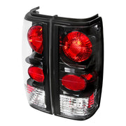 1982-1994 Chevy S10/Blazer GMC S15/Sonoma Tail Lights Matte Black/Clear Lens