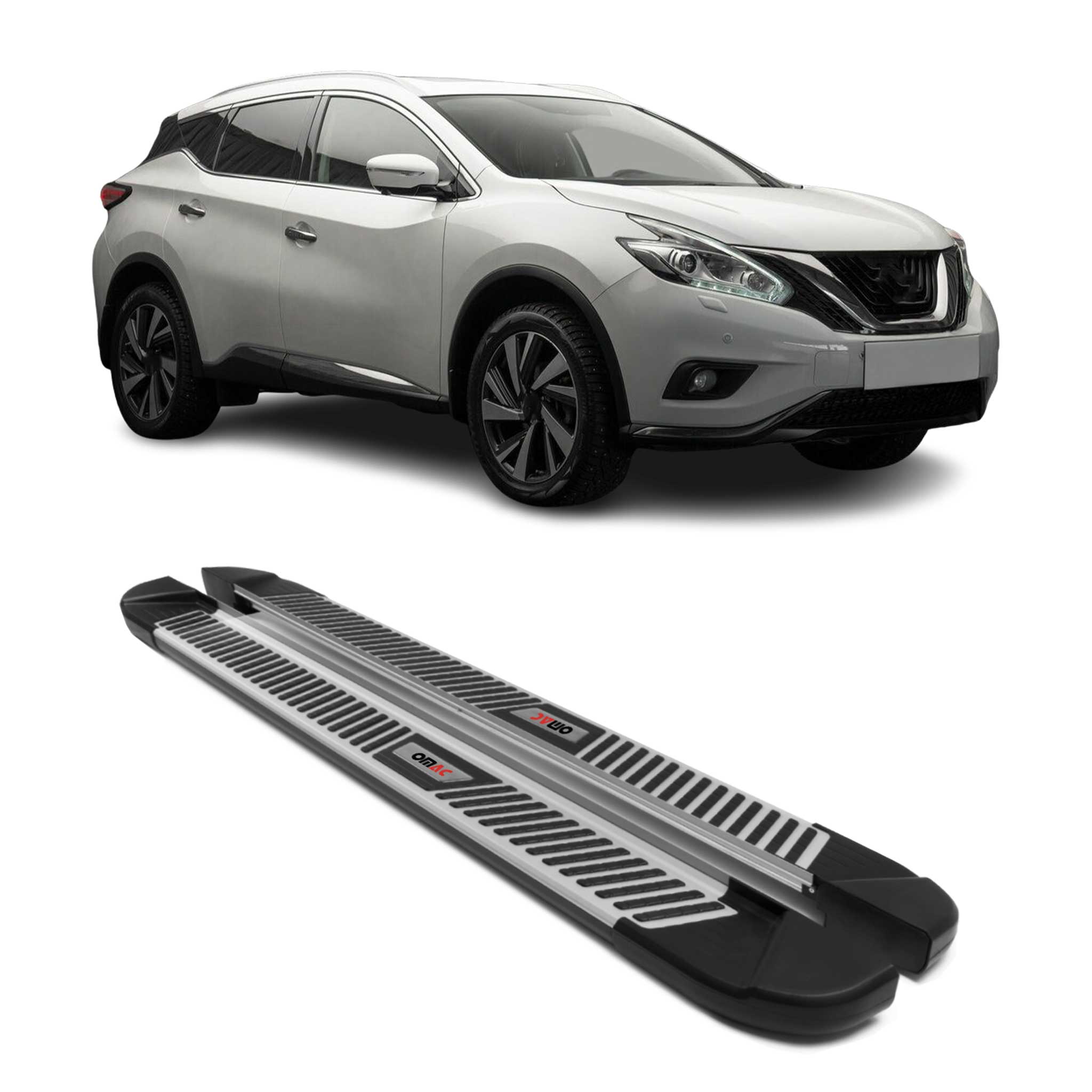 2015-2024 Nissan Murano Nerf Bar Side Step Running Boards Alu 2x
