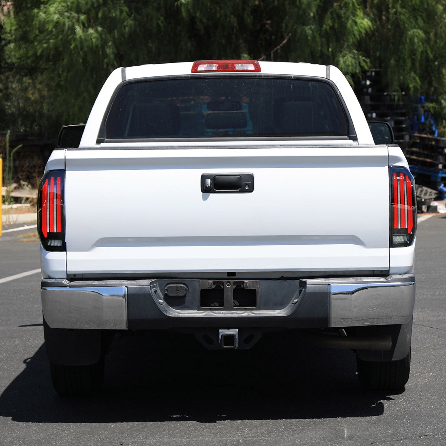 2014-2021 Toyota Tundra Facelift Full LED Tail Lights Turn Signal Jet Black