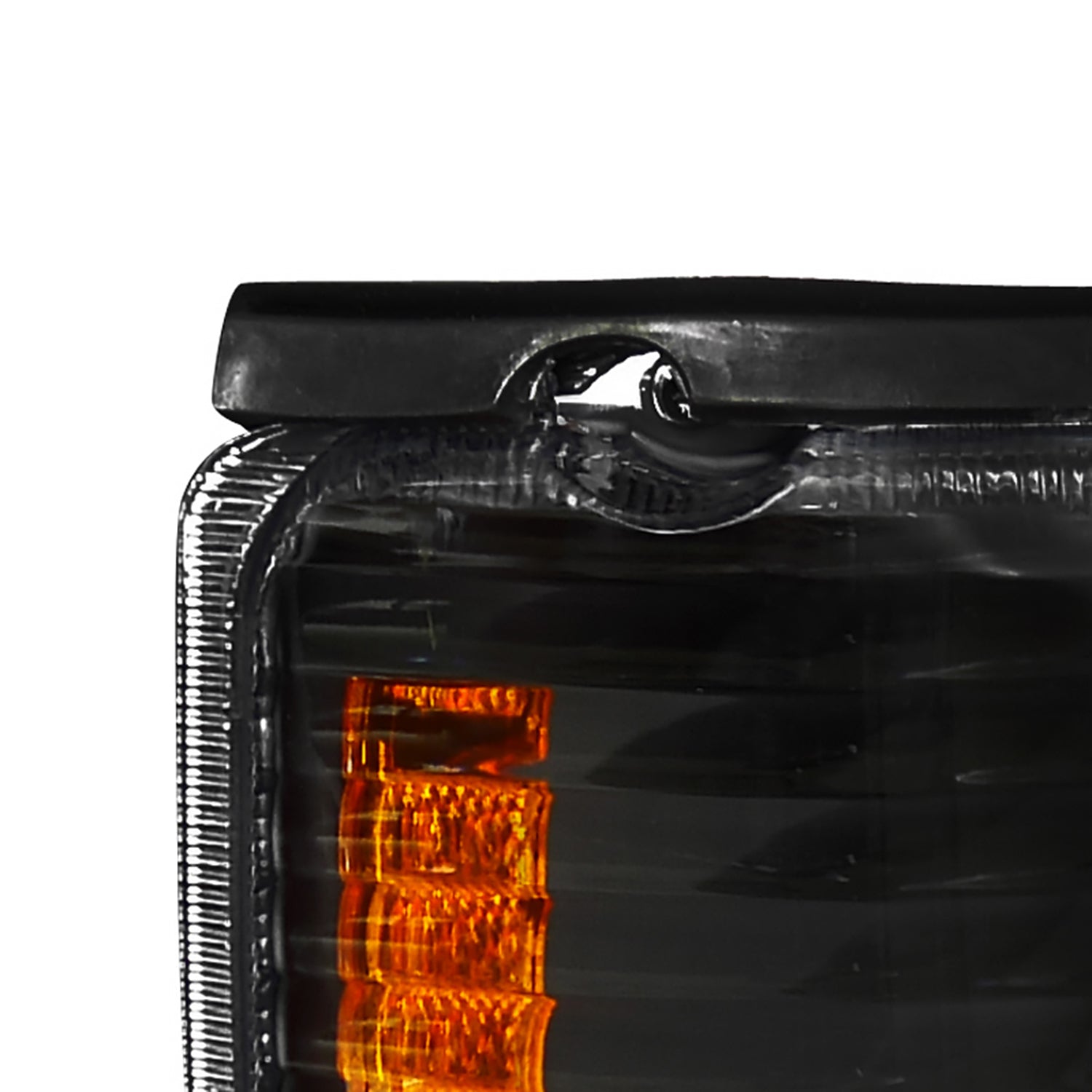 1992-2006 Ford Econoline E-Series LED Factory Headlights&Corner Lights Black