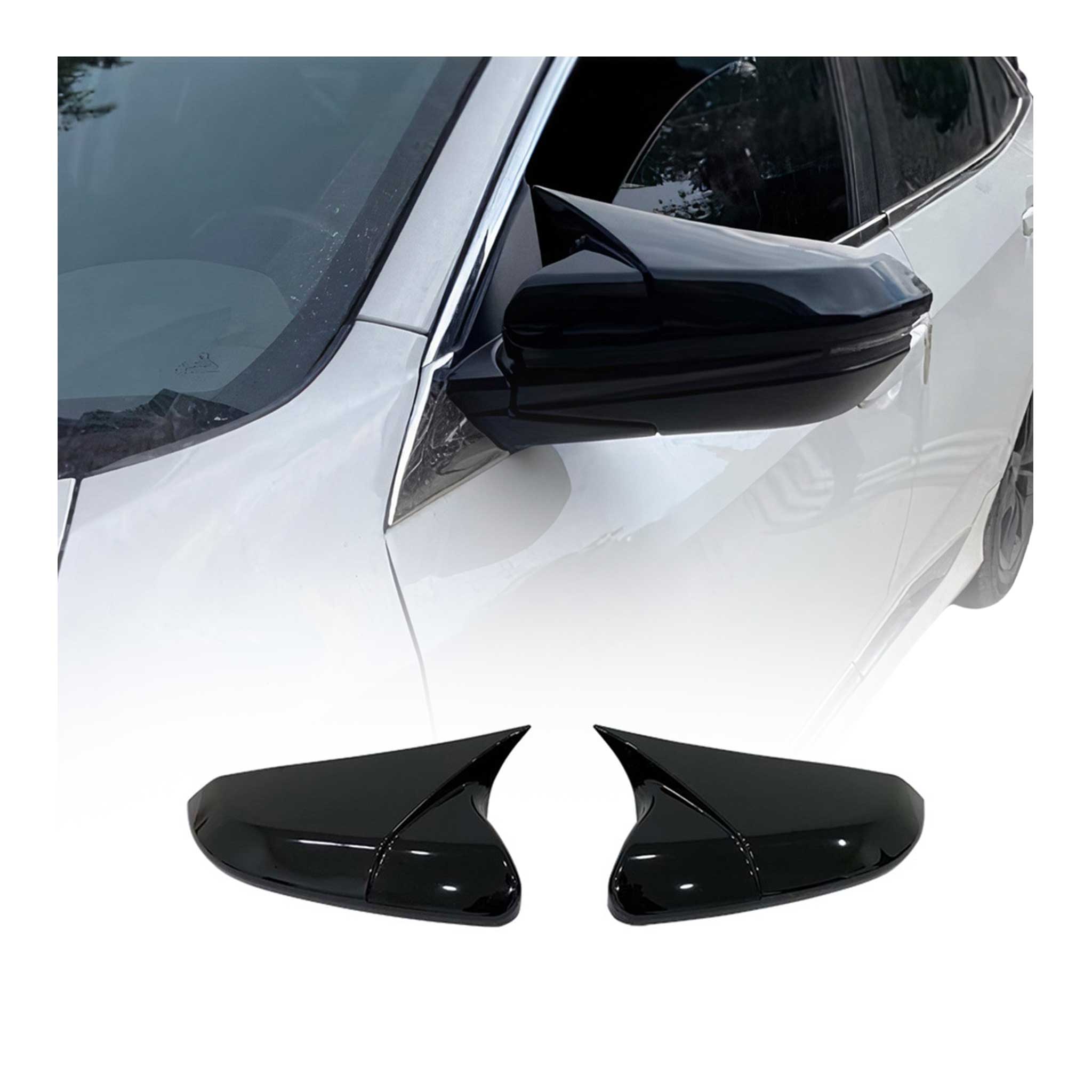 2016-2021 Honda Civic Sedan Side Mirror Cover Caps