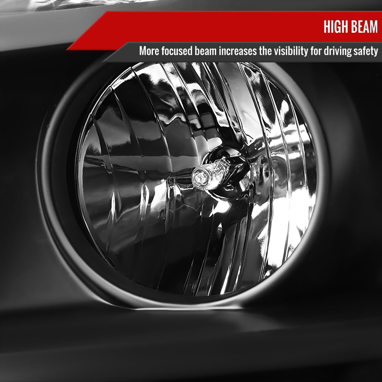 2007-2014 GMC Yukon/Yukon XL 1500/2500 Projector Headlights Matte Black/Clear