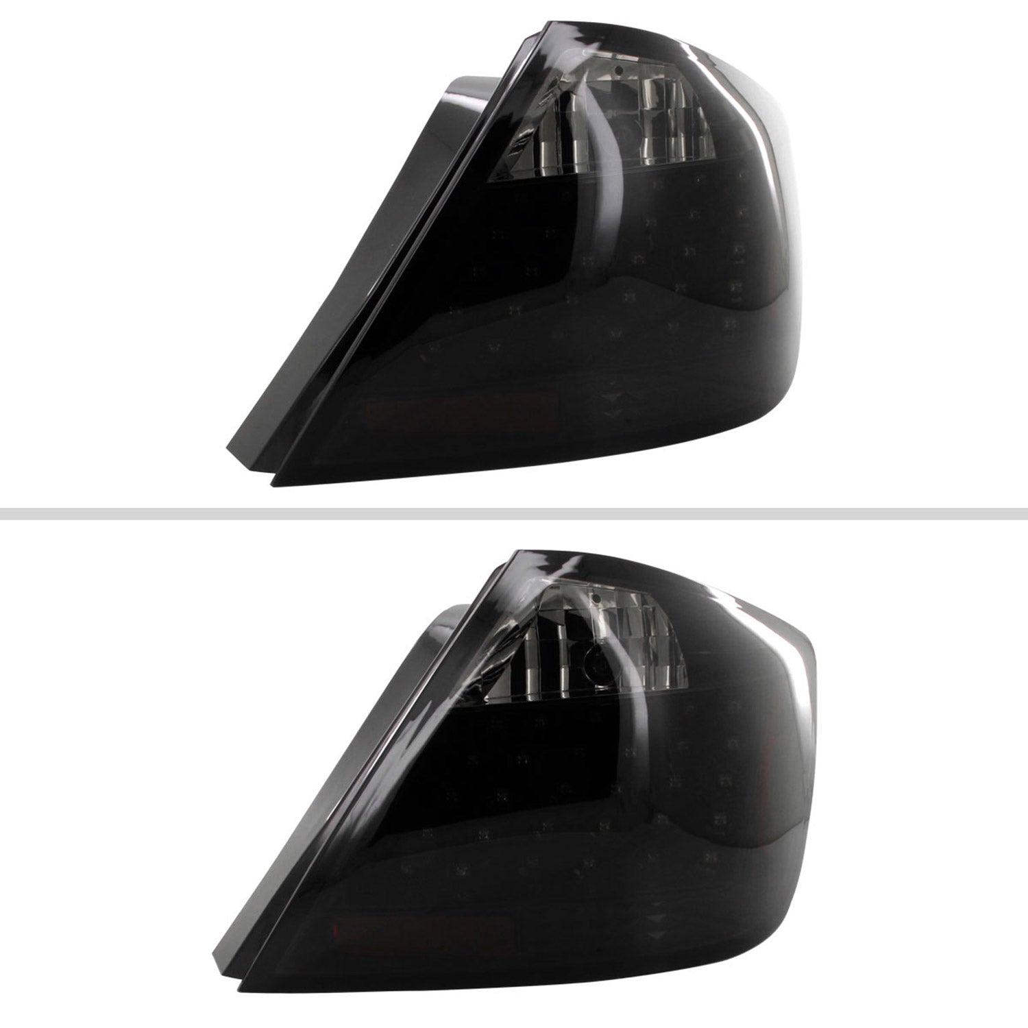 2004-2010 Scion tC LED Tail Lights Glossy Black Housing/Smoke Lens