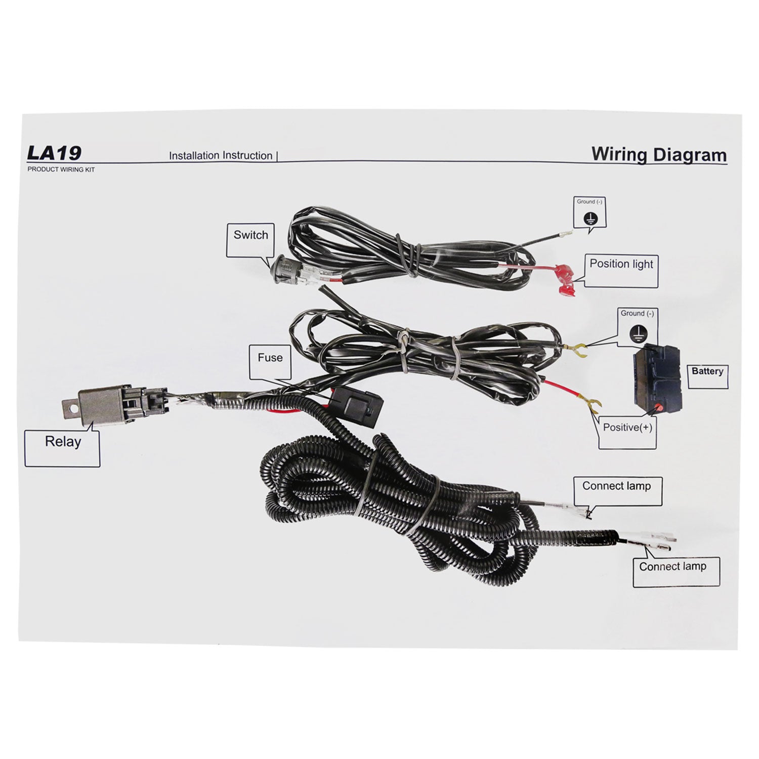 2018-2021 Chevrolet Traverse Fog Lights Kit Chrome Housing/Clear Lens