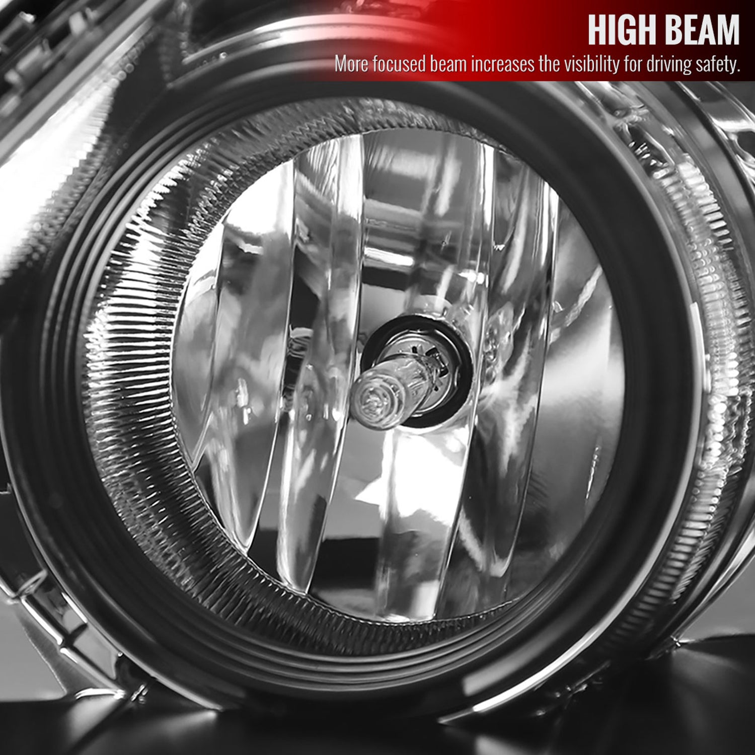 2005-2007 Honda Odyssey Factory Crystal Headlights w/9006 Bulbs Chrome/Clear