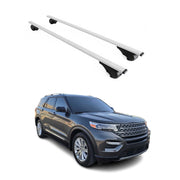 2020-2025 Ford Explorer Roof Rack Cross Bars Silver