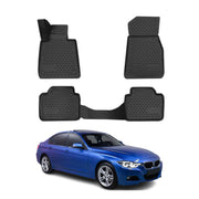 2014-2020 BMW 4 Series F32 F26 Coupe Floor Mats Liners Full Set All Weather Black