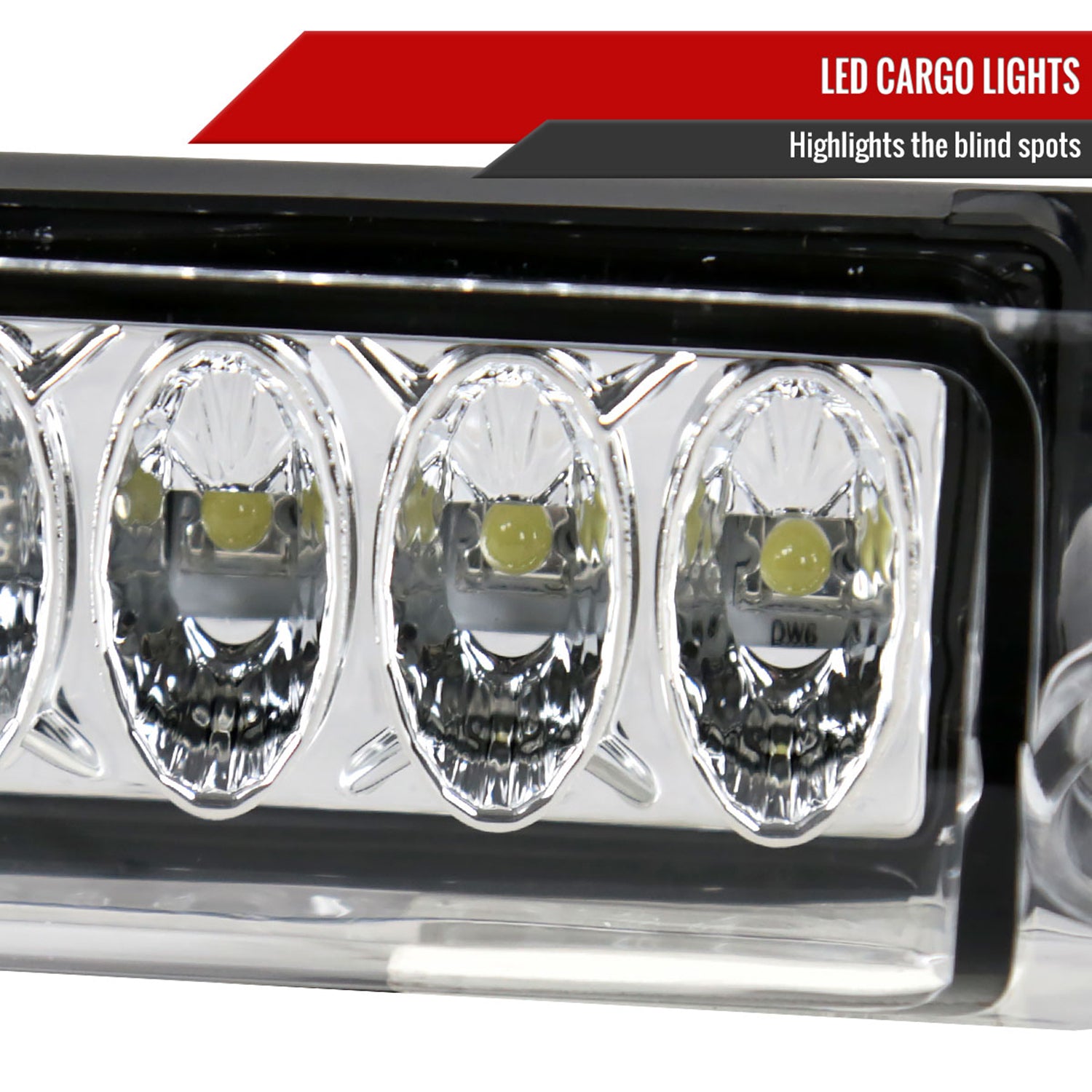 1997-2004 Ford F-150/F-250 Lincoln Blackwood LED 3rd Brake Tail Light Chrome