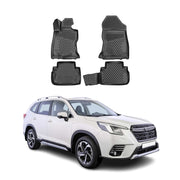 2019-2024 Subaru Forester Floor Mats Liners Full Set All Weather Black